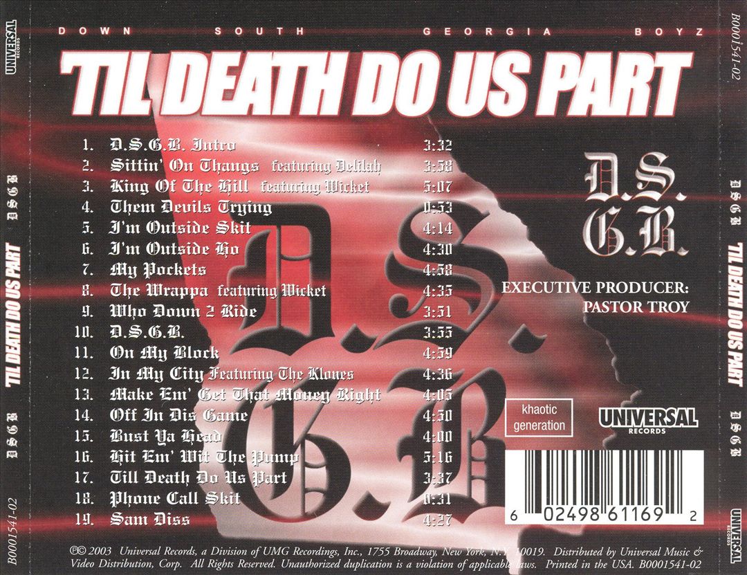 'Til Death Do Us Part cover art