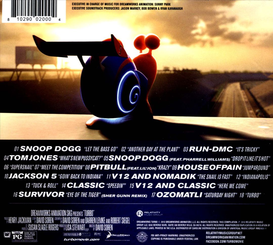 Turbo [Music from the Motion Picture] cover art
