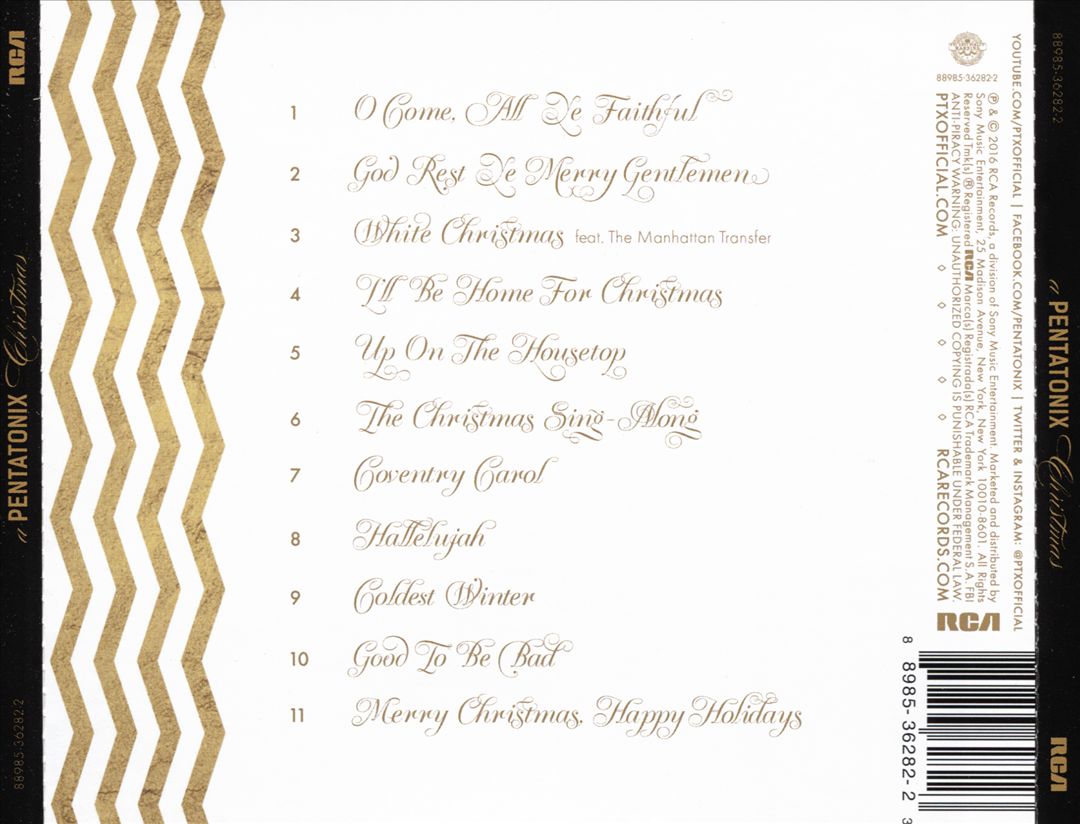 Pentatonix Christmas cover art