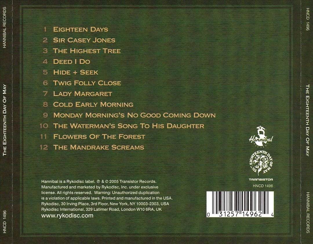 Eighteenth Day of May cover art
