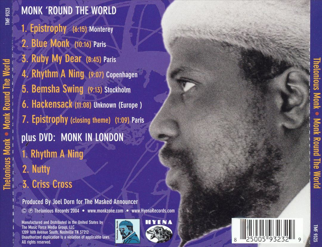 Monk 'Round the World [Bonus DVD] cover art