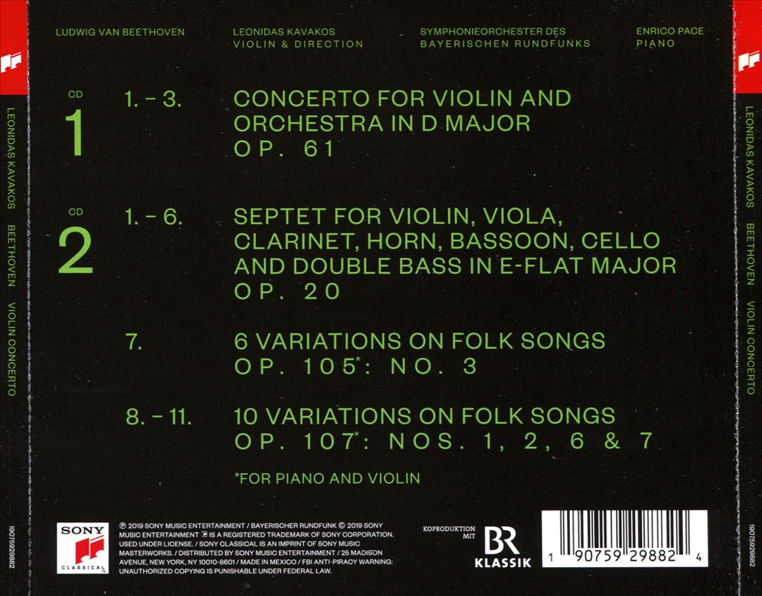 Beethoven: Violin Concerto cover art