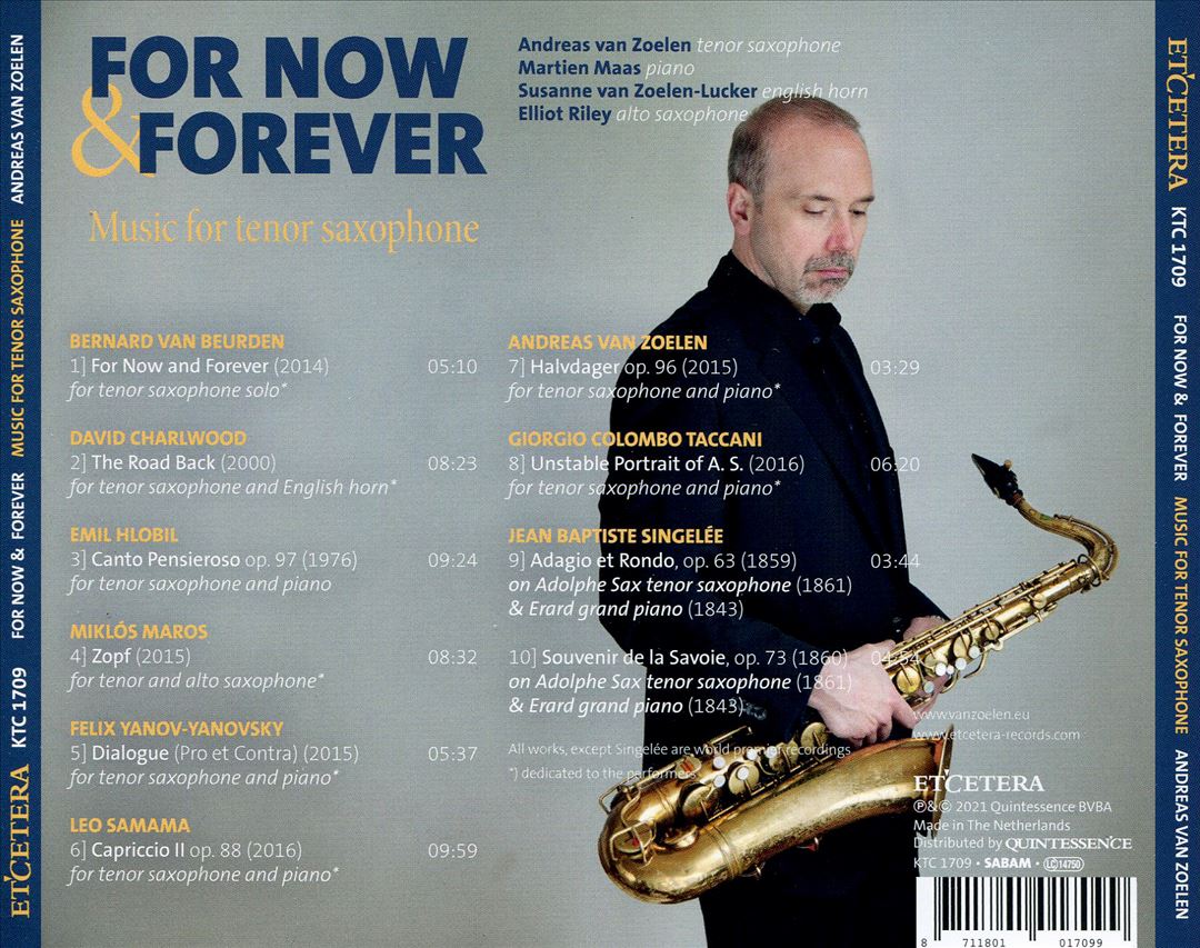 For Now & Forever: Music for Tenor Saxophone cover art