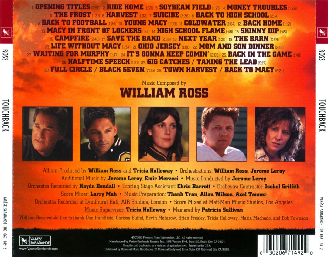 Touchback [Original Motion Picture Soundtrack] cover art