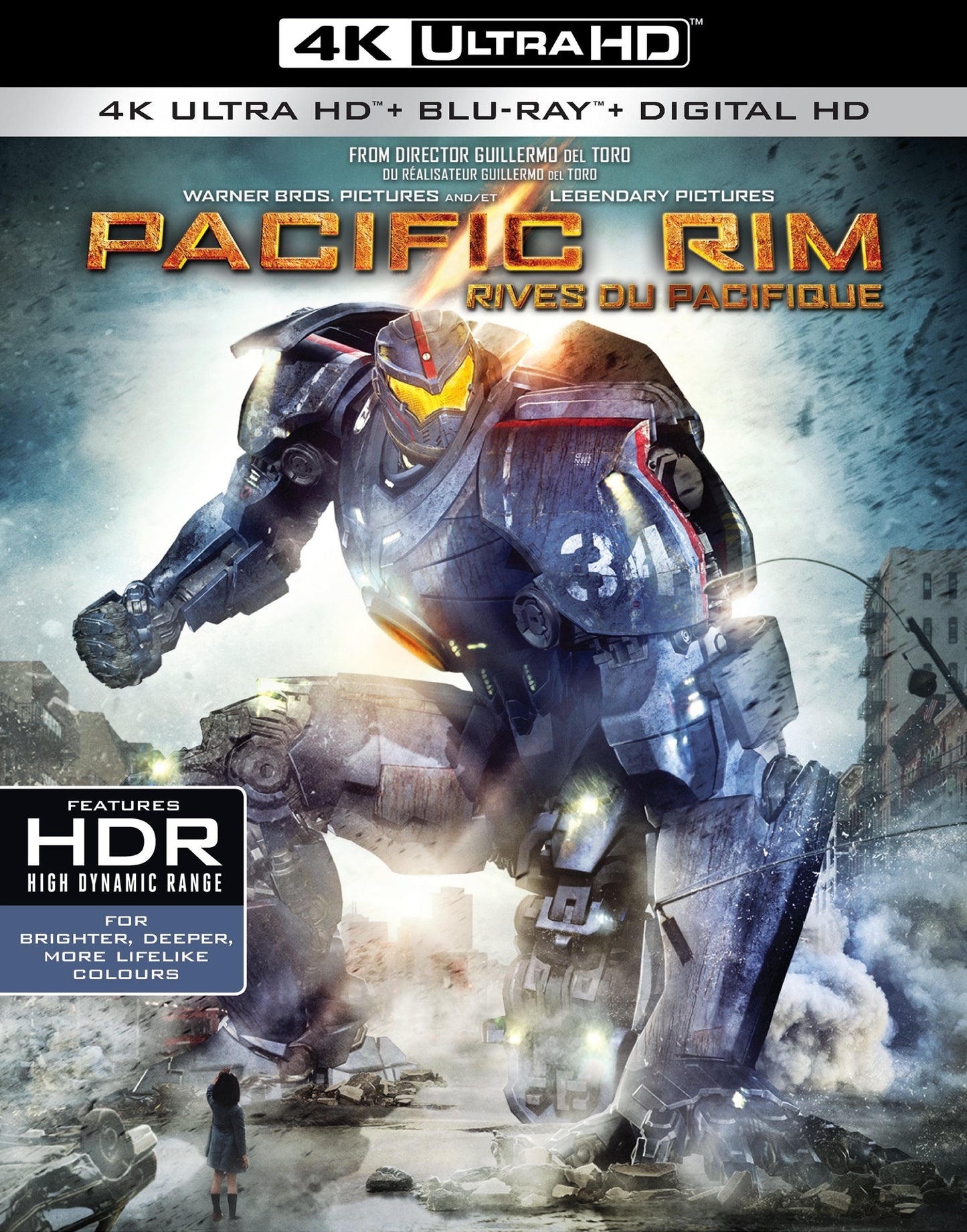 Pacific Rim [4K Ultra HD Blu-ray/DVD] cover art