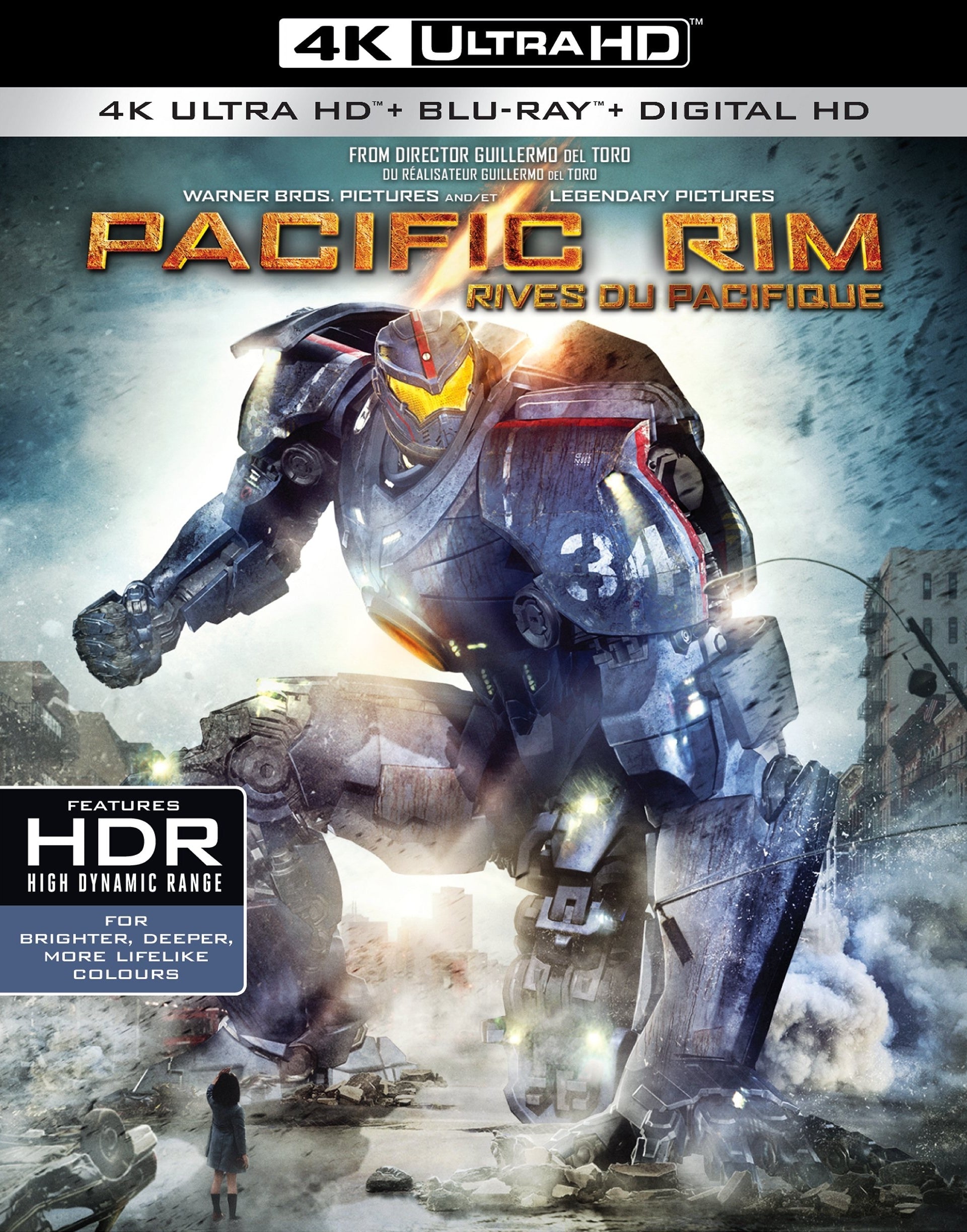Pacific Rim [4K Ultra HD Blu-ray/DVD] cover art