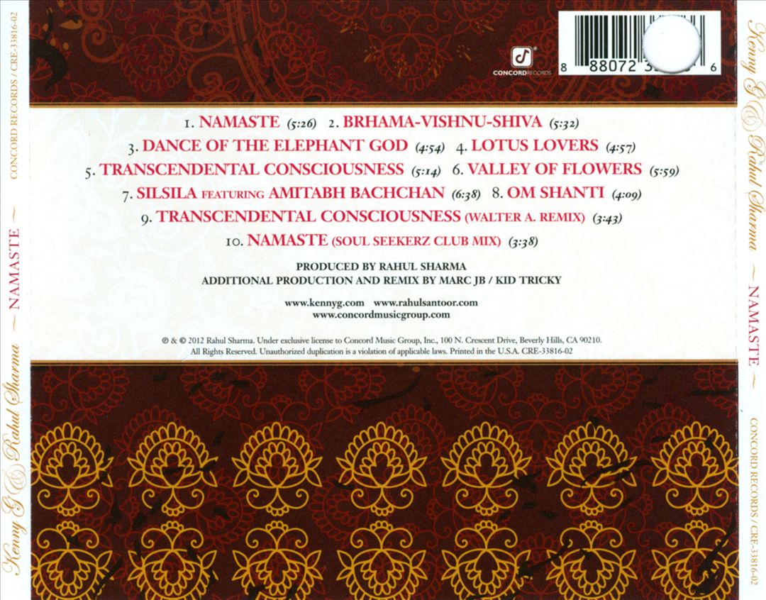 Namaste cover art