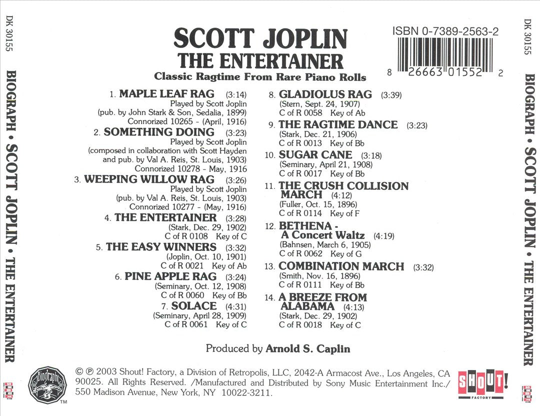 Entertainer cover art