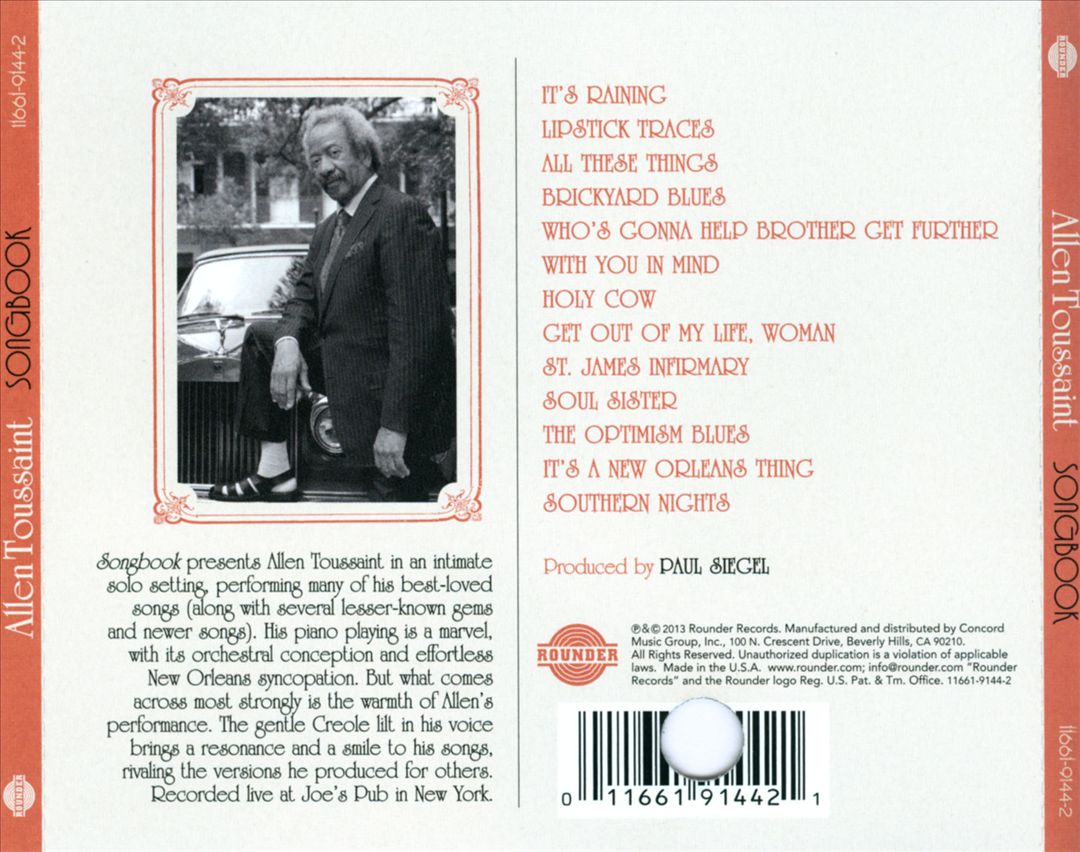 Songbook cover art