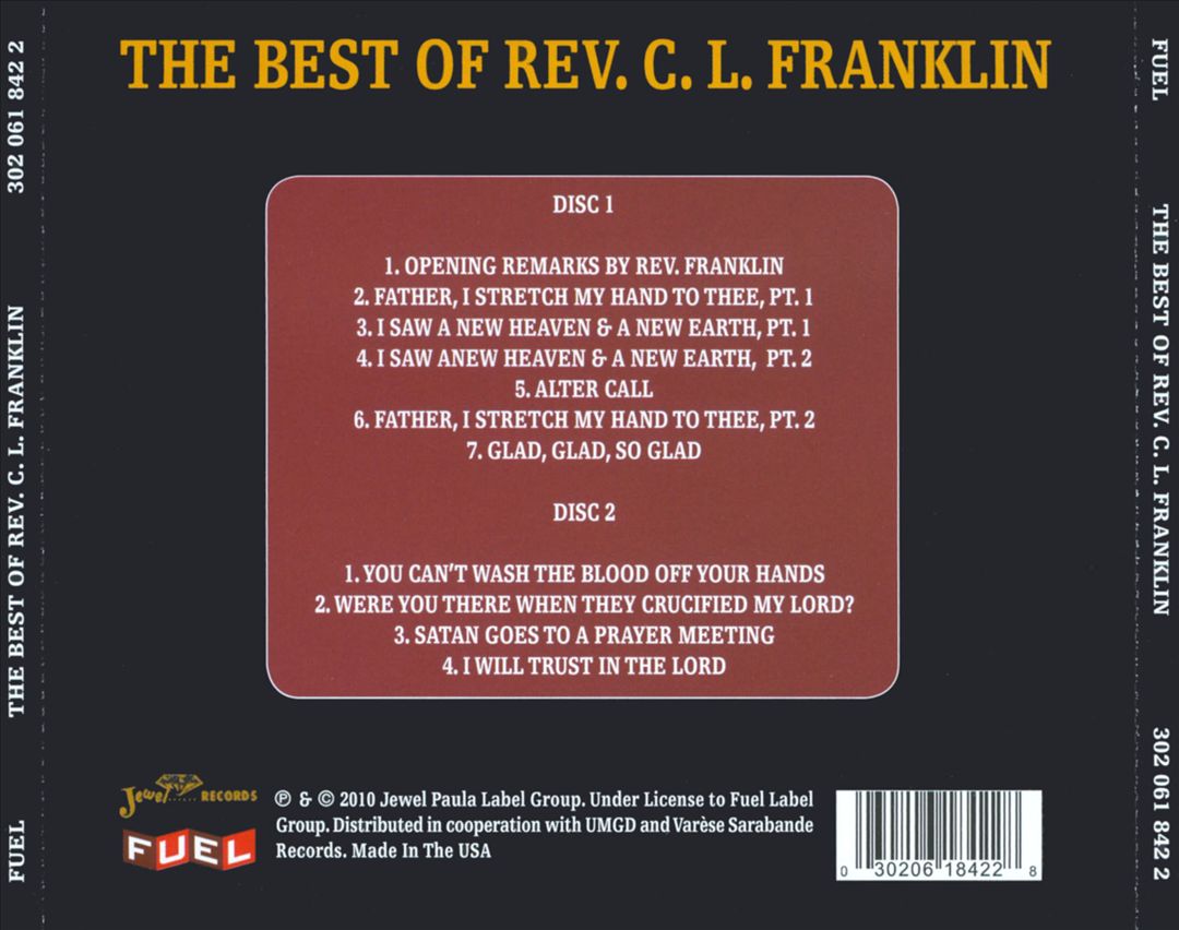 Best of Rev. C.L. Franklin cover art