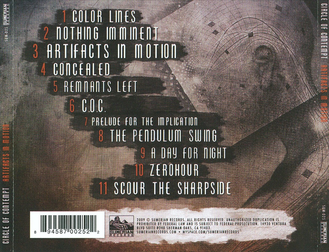 Artifacts in Motion cover art