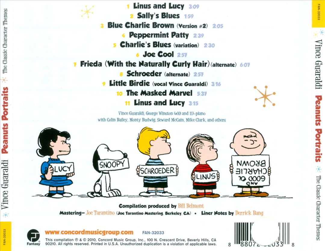 Peanuts Portraits: The Classic Character Themes cover art