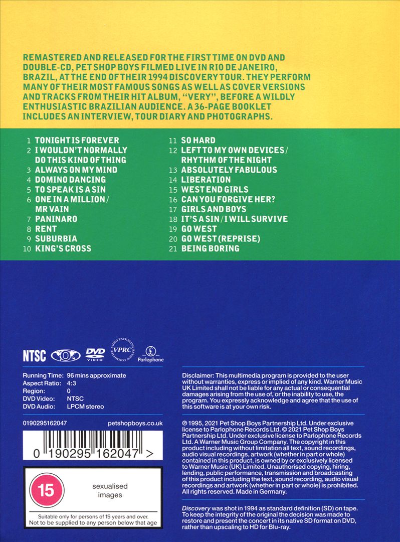 Discovery: Live in Rio cover art