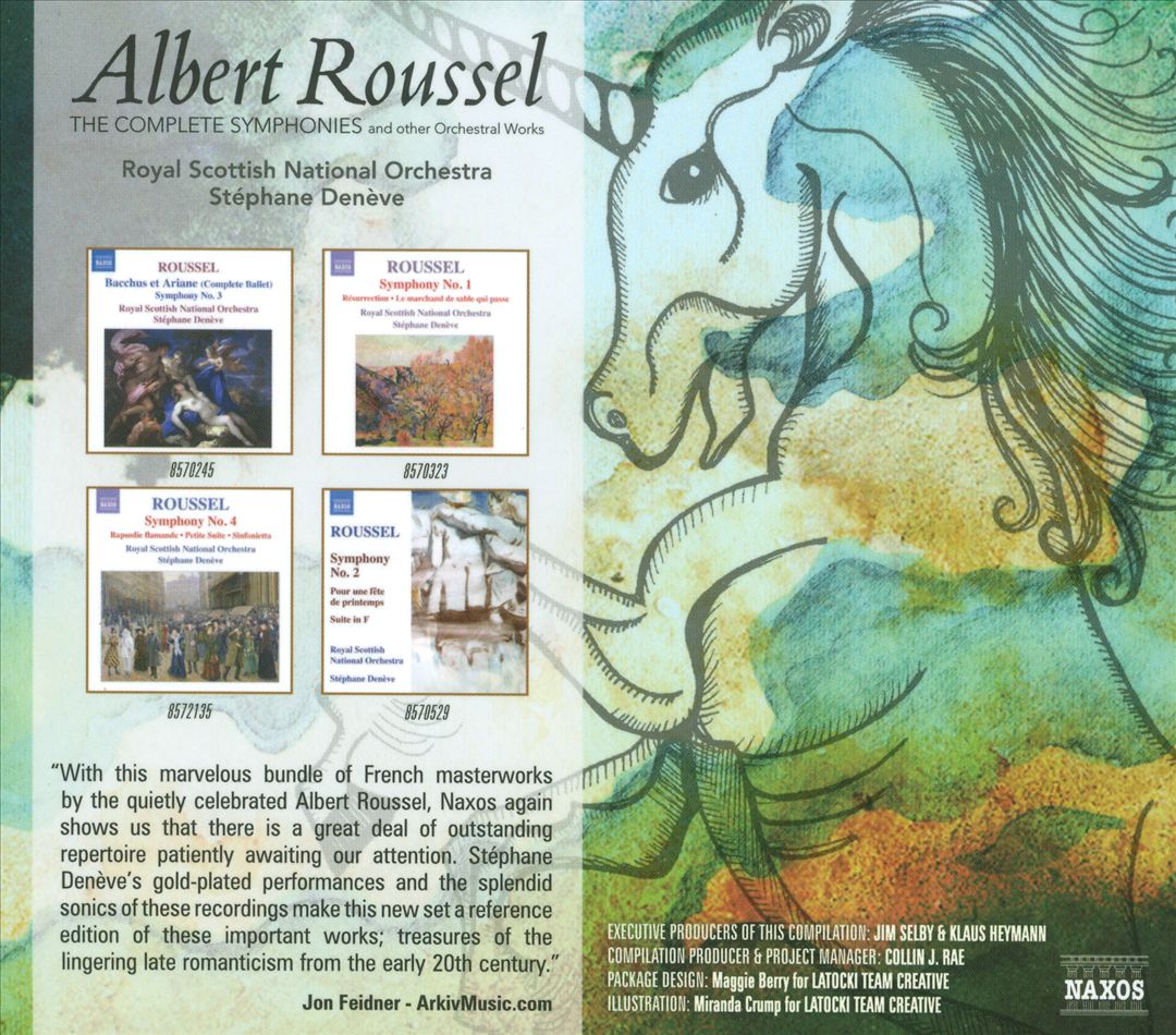 Albert Roussel: The Complete Symphonies and other Orchestral Works cover art