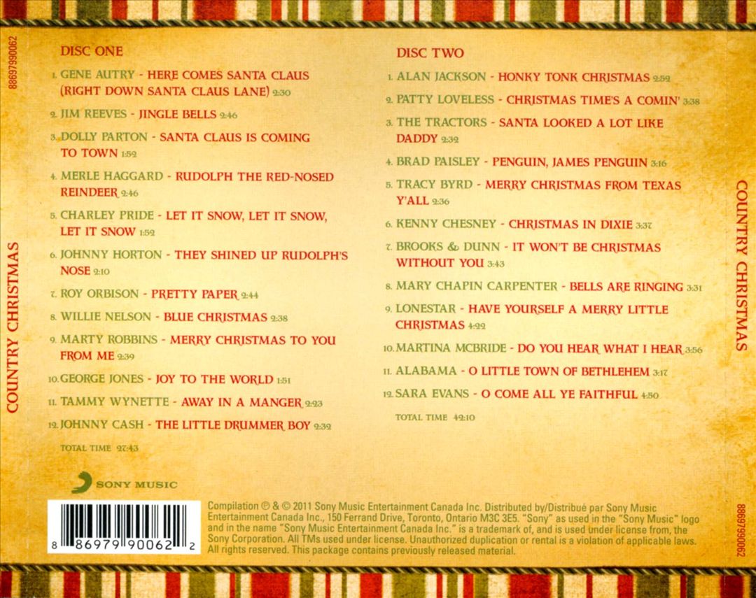 Country Christmas [Sony] cover art