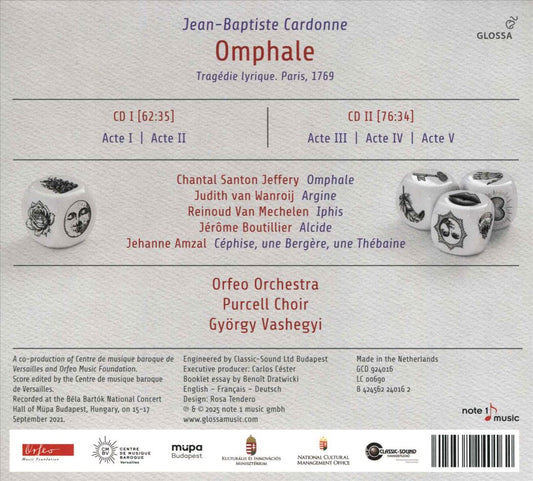 Jean-Baptiste Cardonne: Omphale - Paris, 1769 cover art