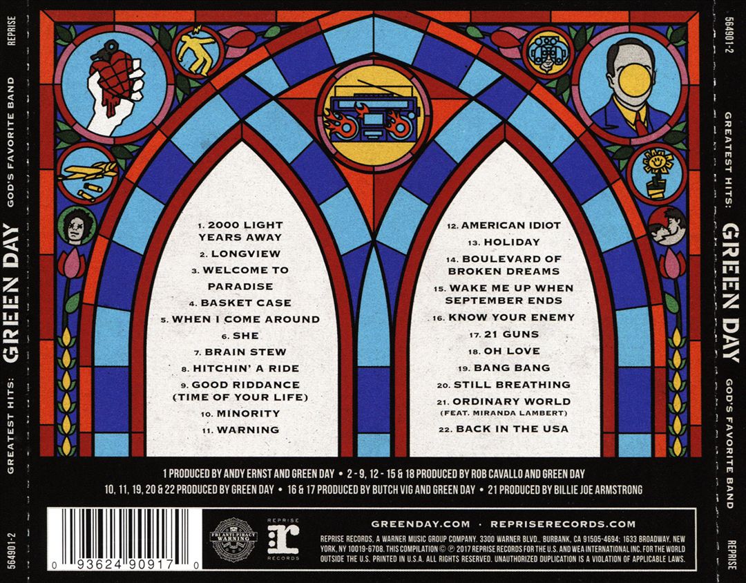 Greatest Hits: God's Favorite Band cover art