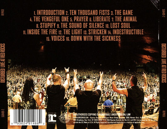 Disturbed: Live at Red Rocks cover art