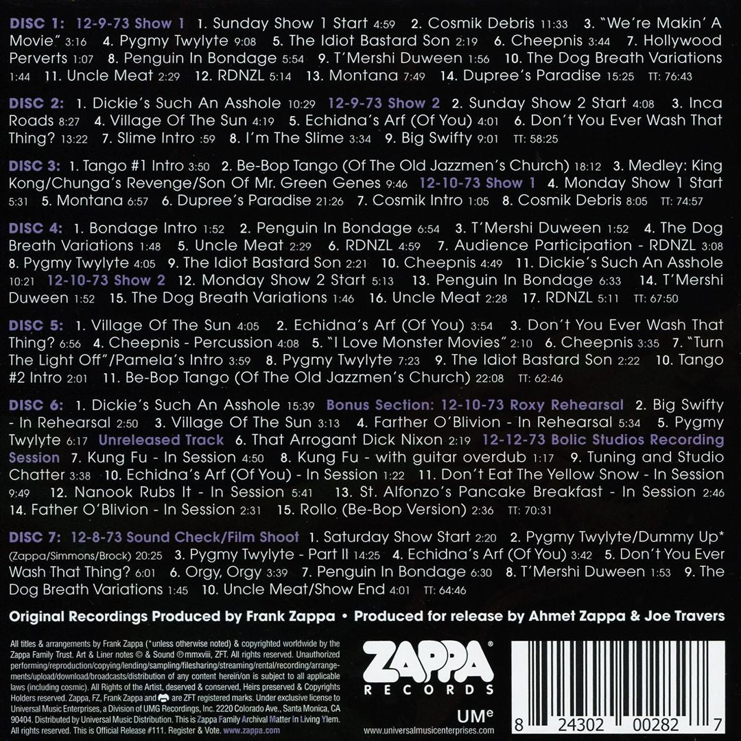 Roxy Performances cover art