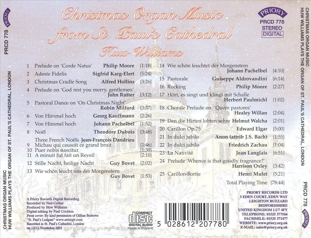 Christmas Organ Music From St. Paul's Cathedral cover art