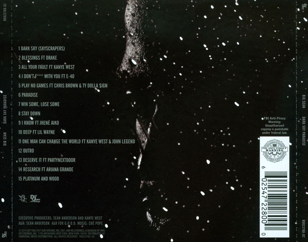 Dark Sky Paradise [Bonus Tracks] cover art