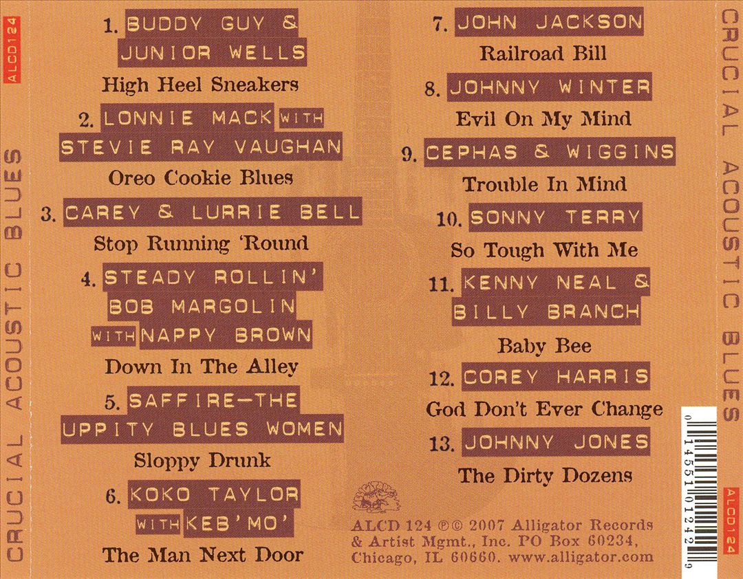 Crucial Acoustic Blues cover art