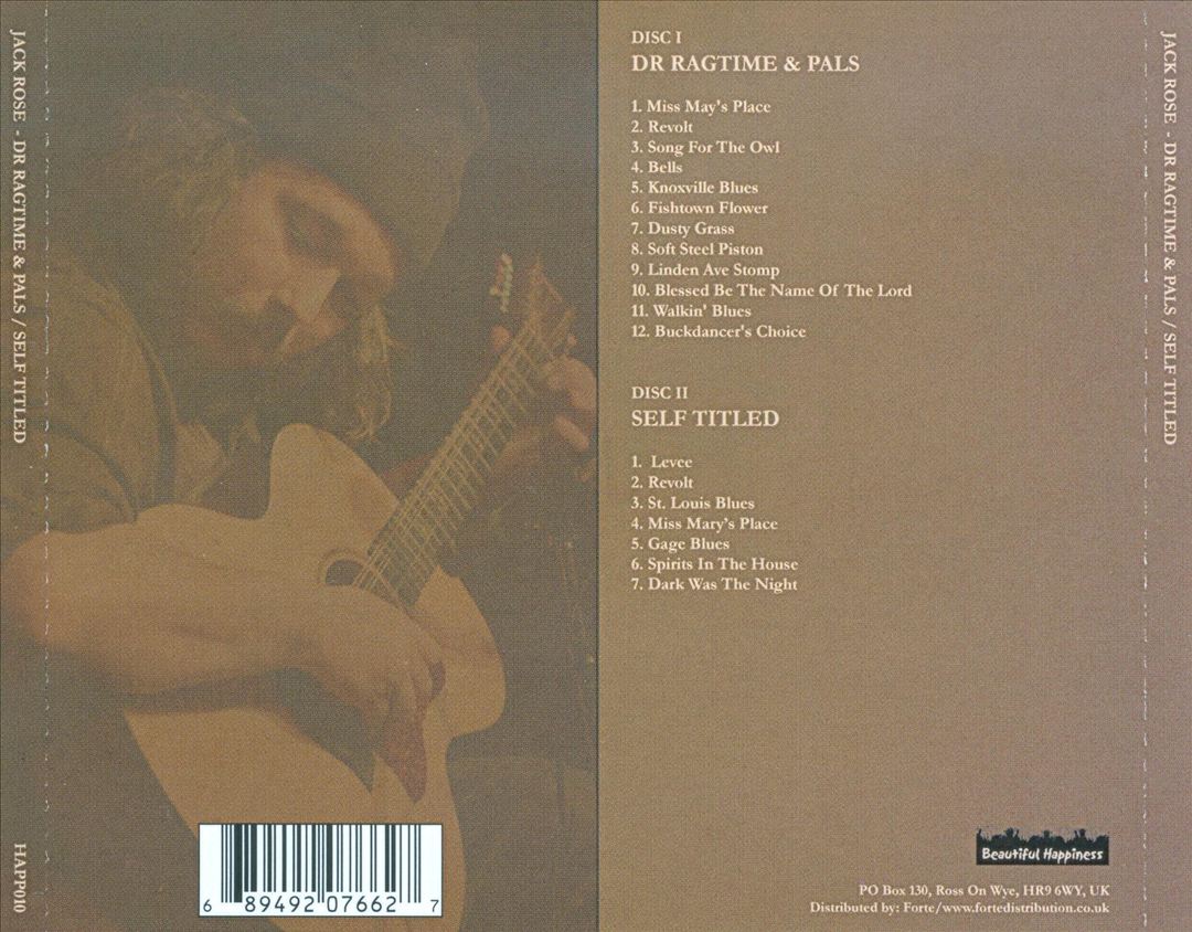 Dr. Ragtime & Pals/Self Titled cover art