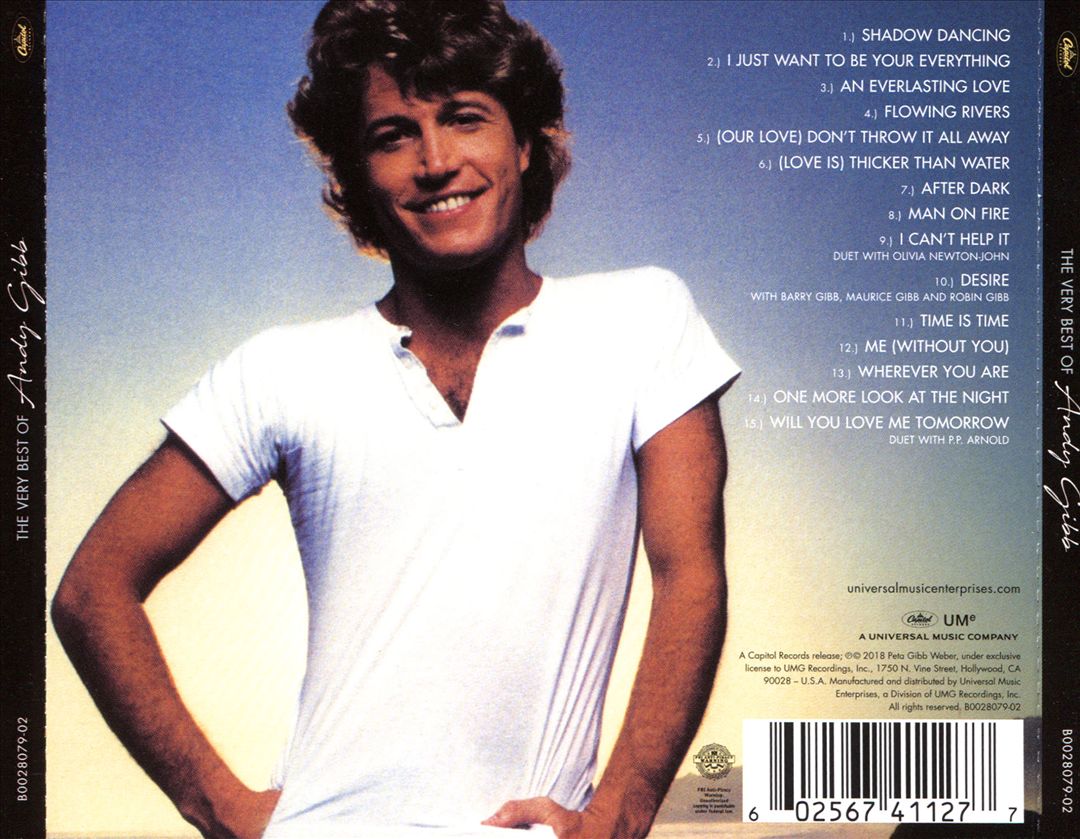 Very Best of Andy Gibb cover art