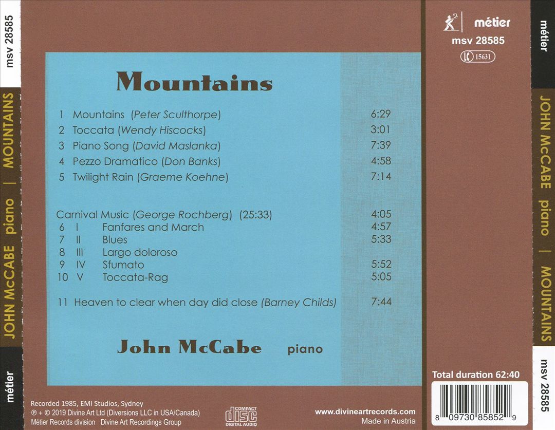 Mountains cover art