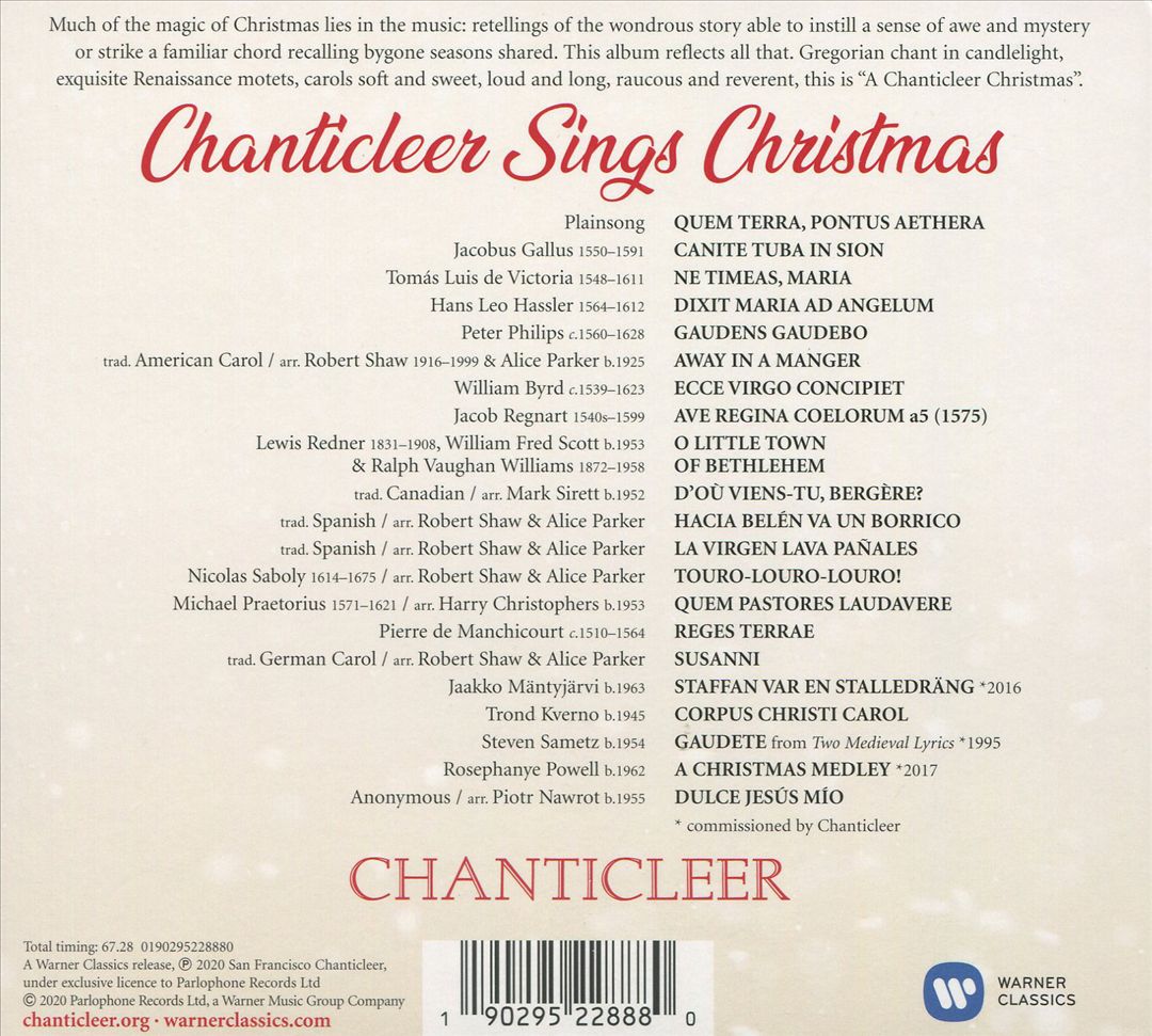 Chanticleer Sings Christmas cover art