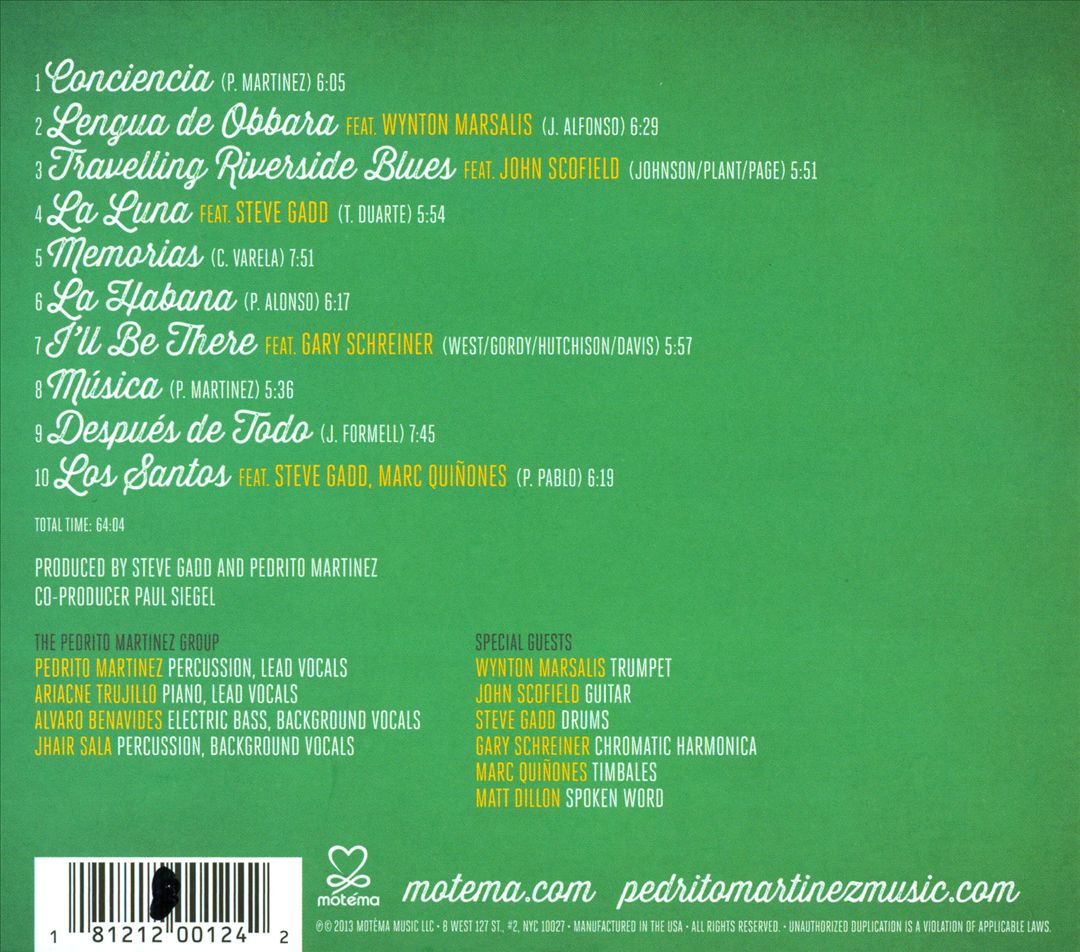 Pedrito Martinez Group cover art