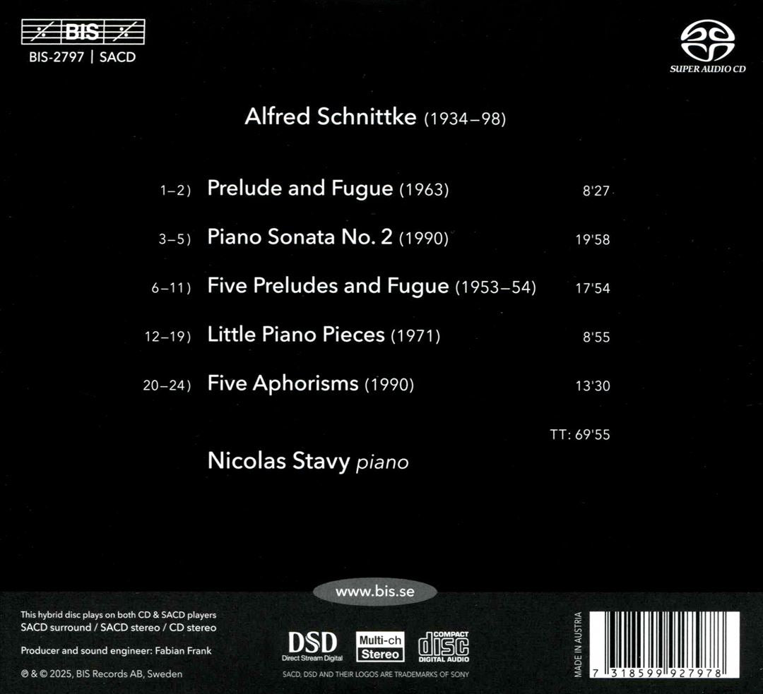 Alfred Schnittke: Piano Music, Vol. 1 cover art