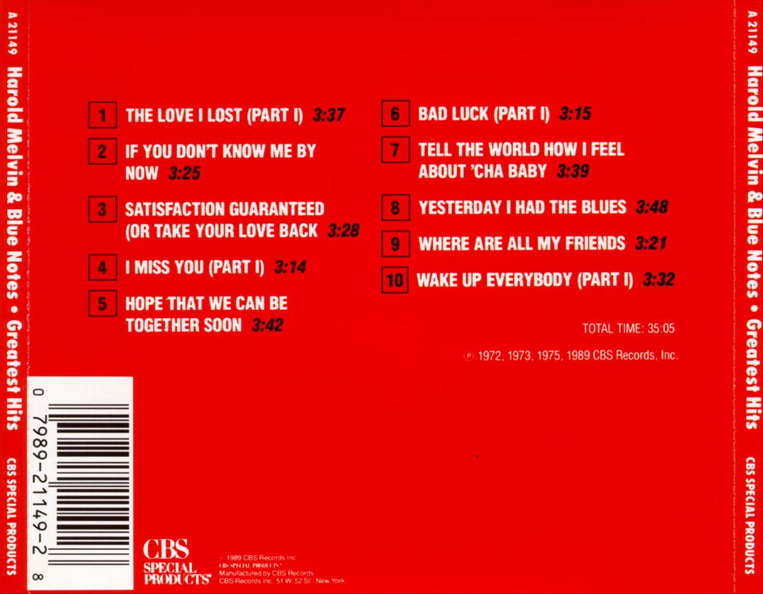 Greatest Hits [1985 Columbia] cover art