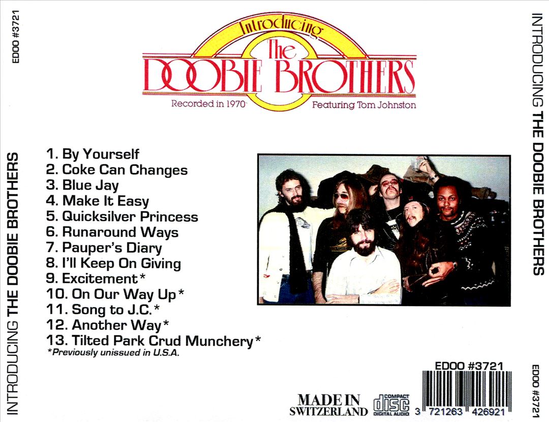 Introducing the Doobie Brothers cover art