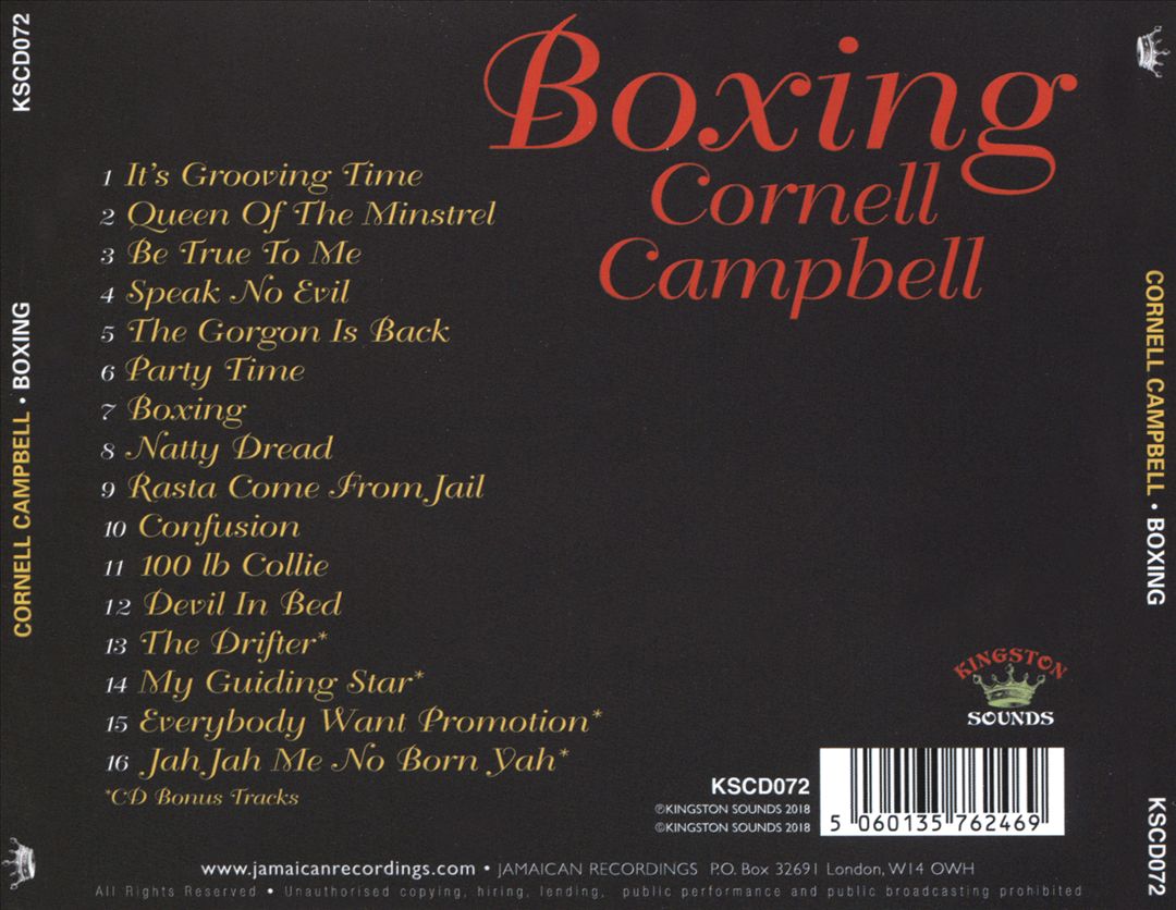 Boxing cover art