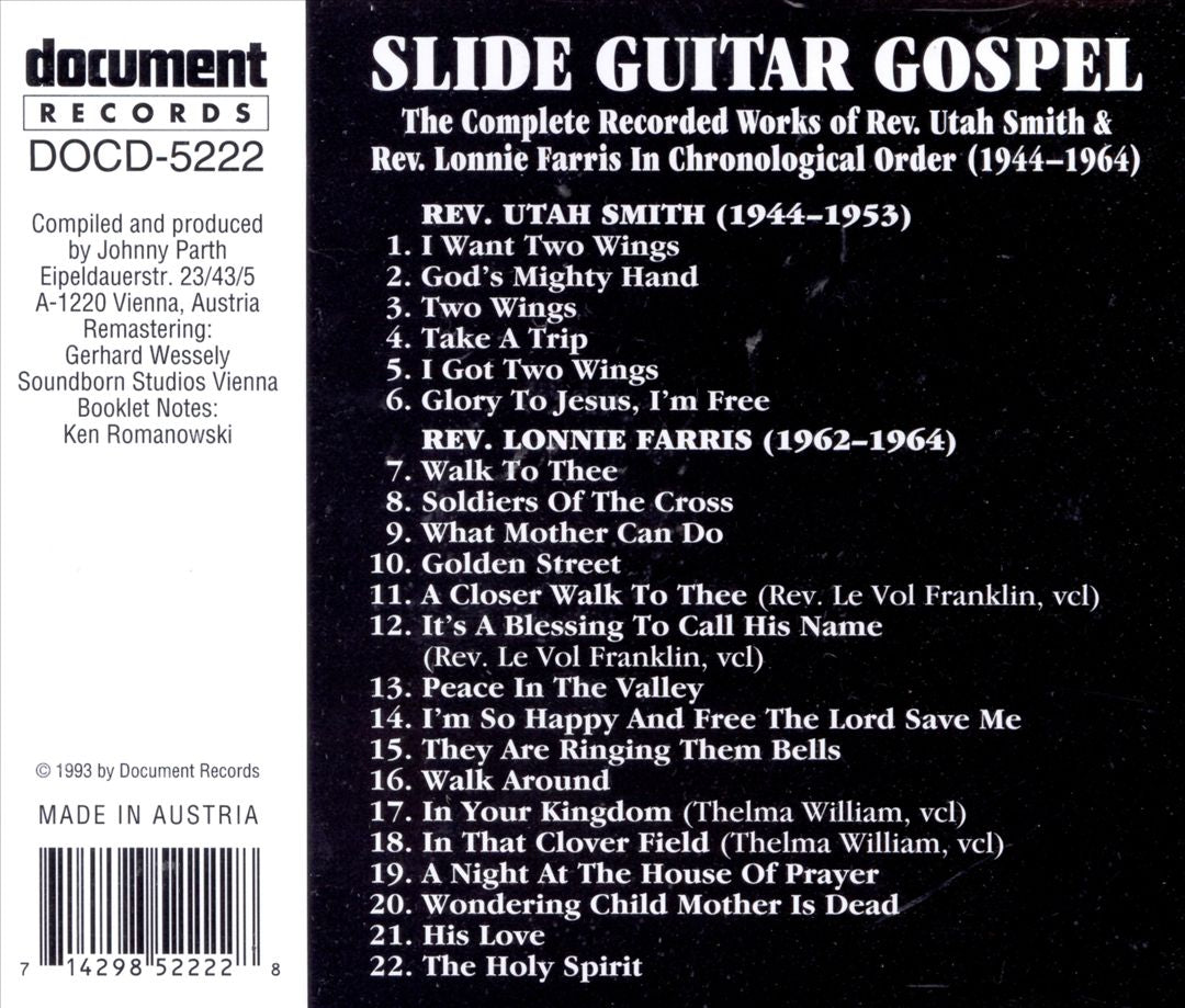 Slide Guitar Gospel (1944-1964) cover art