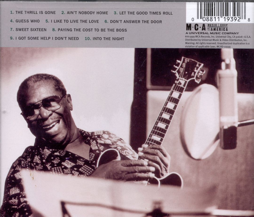 20th Century Masters - The Millennium Collection: The Best of B.B. King cover art