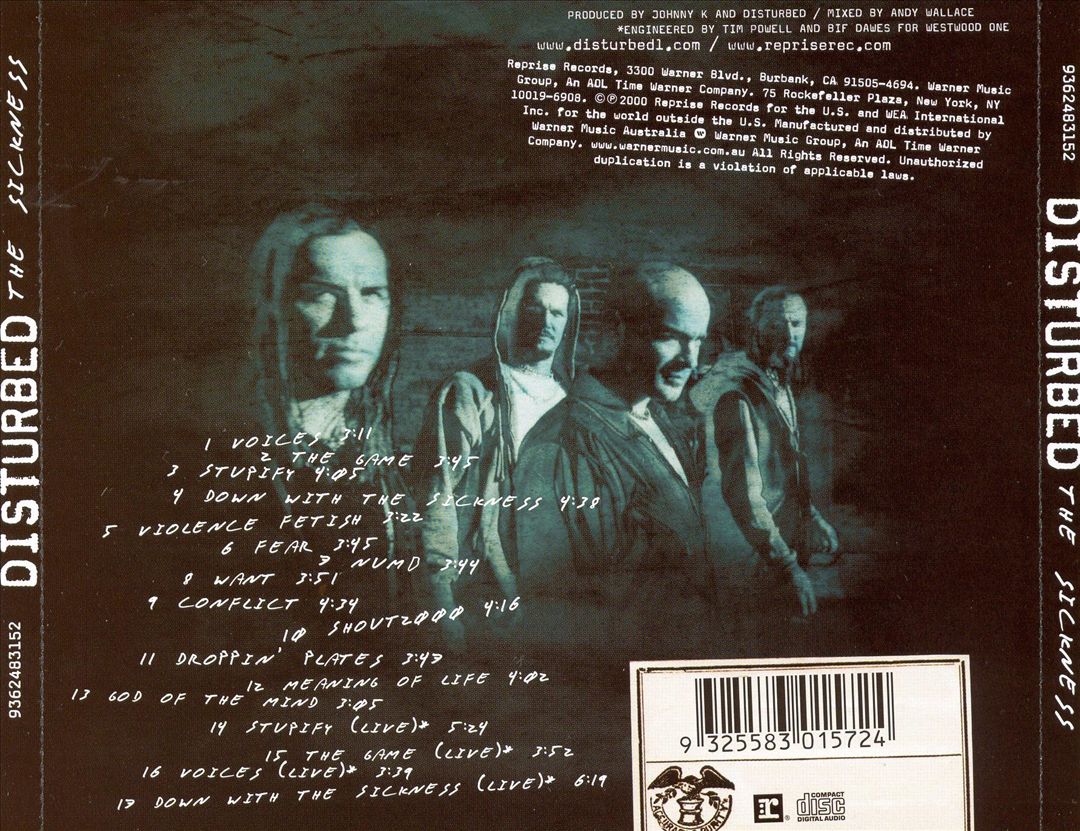The Sickness [Bonus Tracks] cover art
