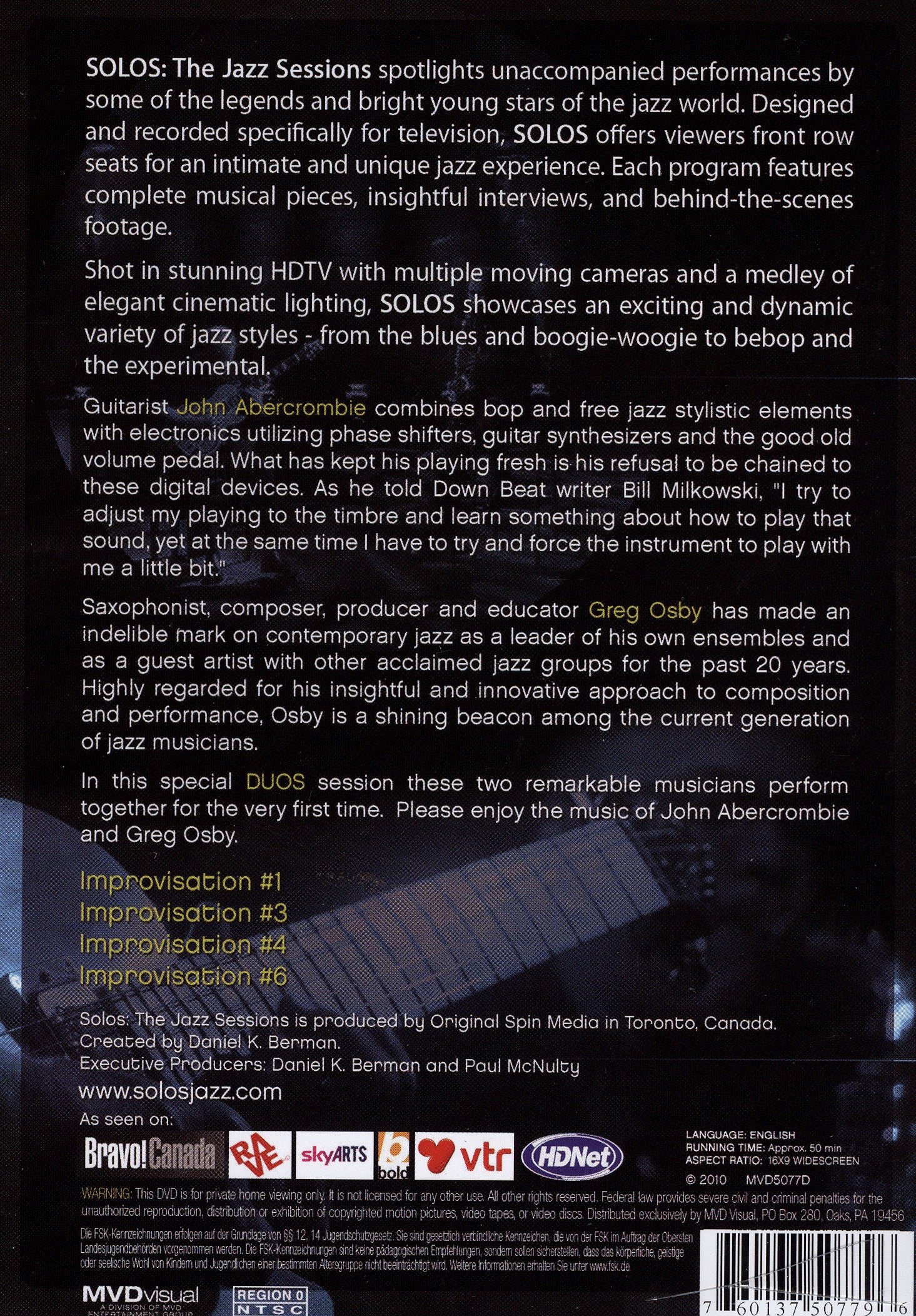 Solos: The Jazz Sessions cover art