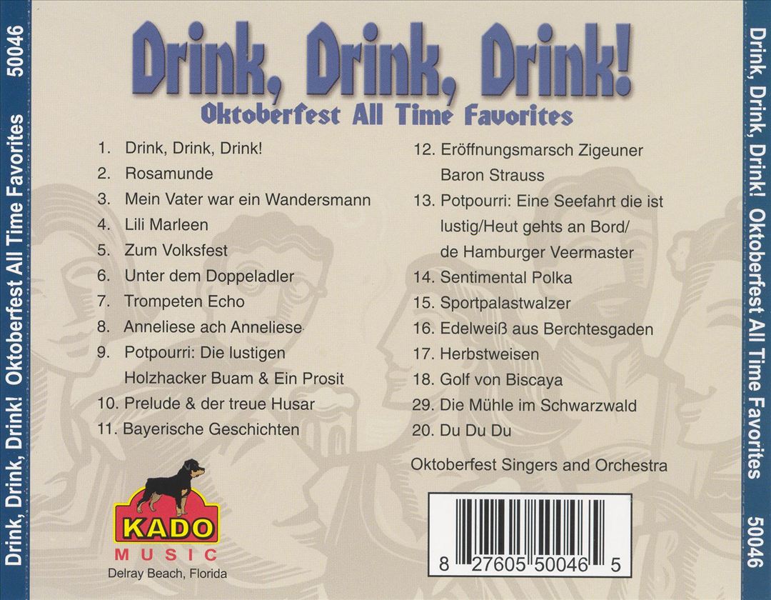 Drink Drink Drink: Oktoberfest All Time Favorites cover art