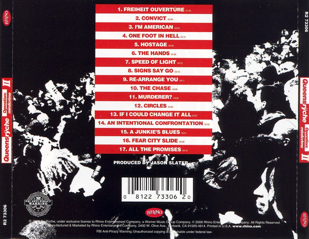 Operation: Mindcrime II cover art