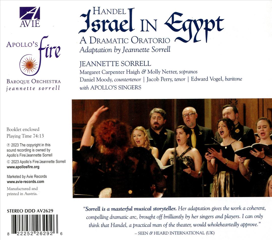 Handel: Israel in Egypt cover art