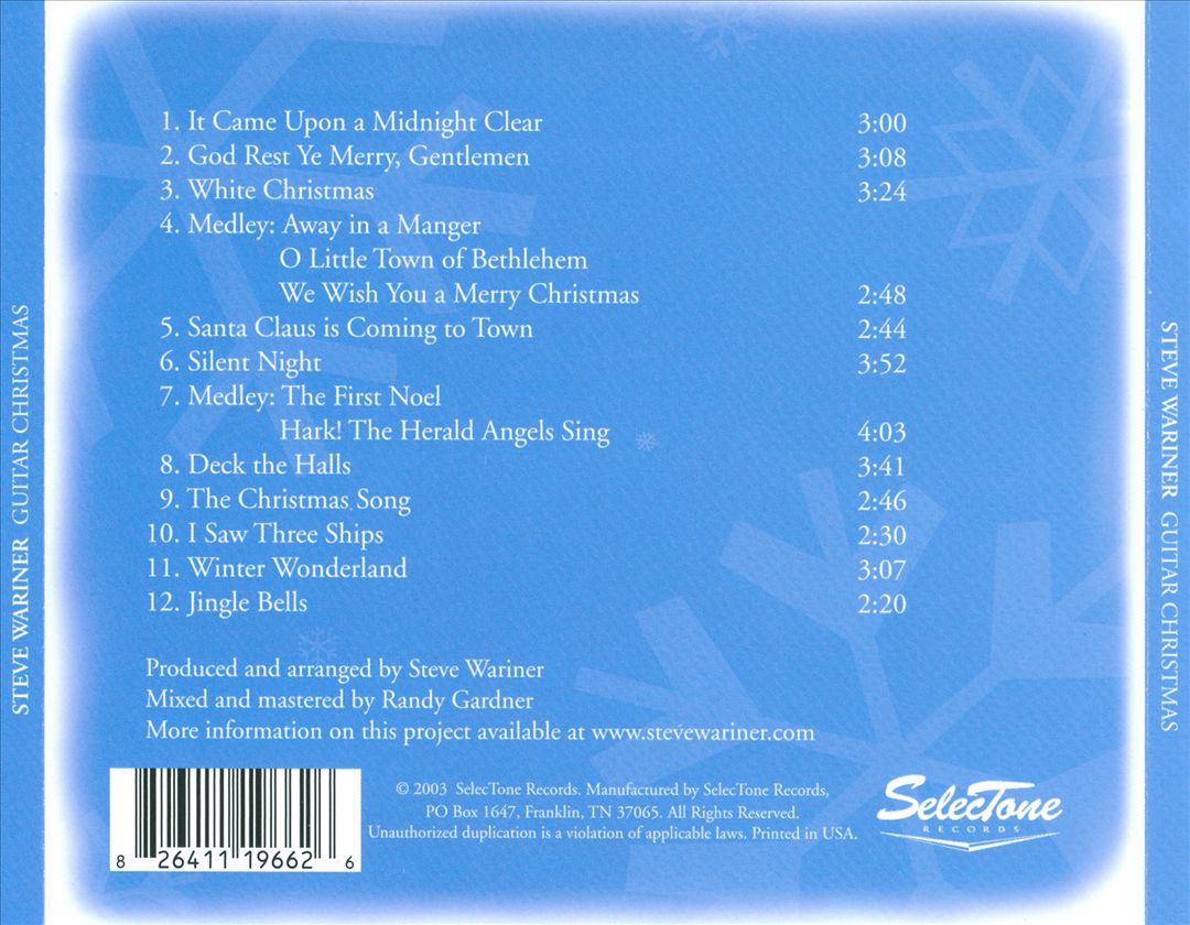 Guitar Christmas cover art