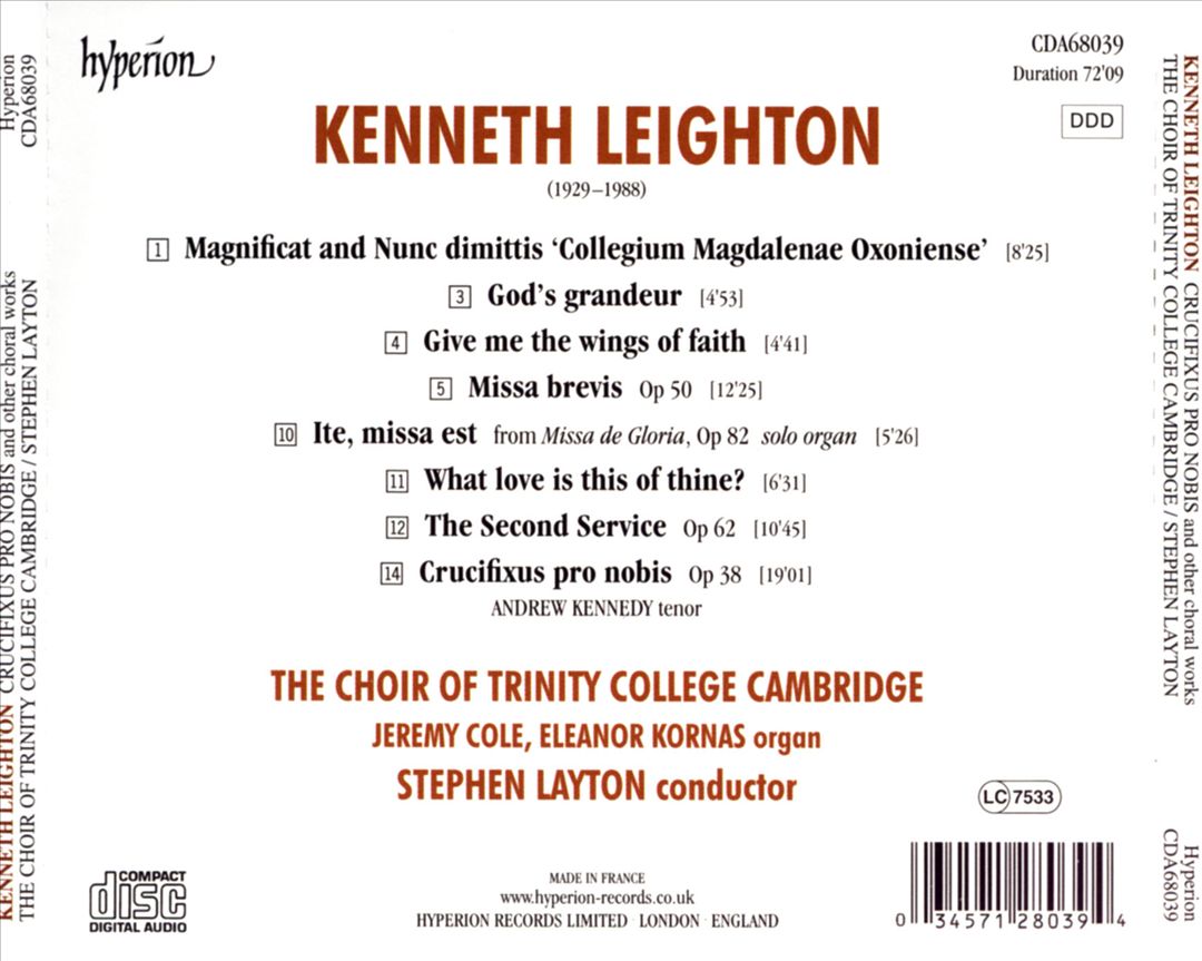 Leighton: Crucifixus cover art