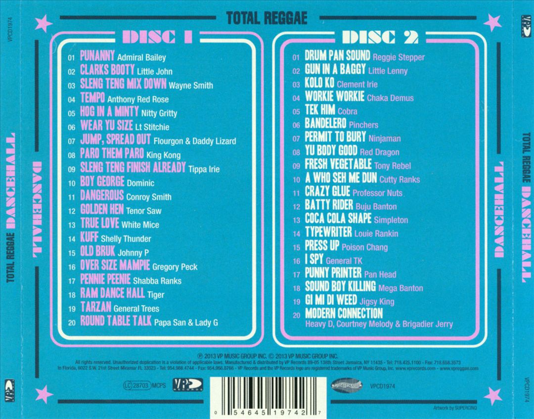 Total Reggae: Dancehall cover art