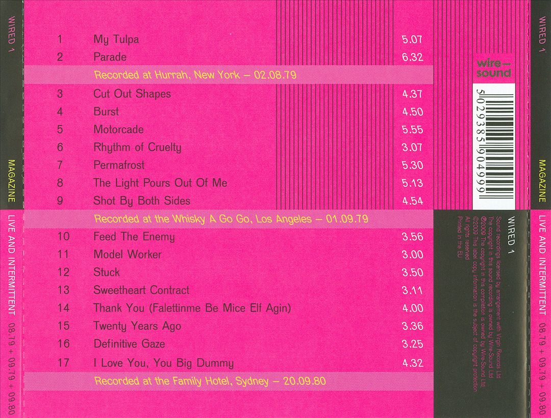 Live and Intermittent cover art
