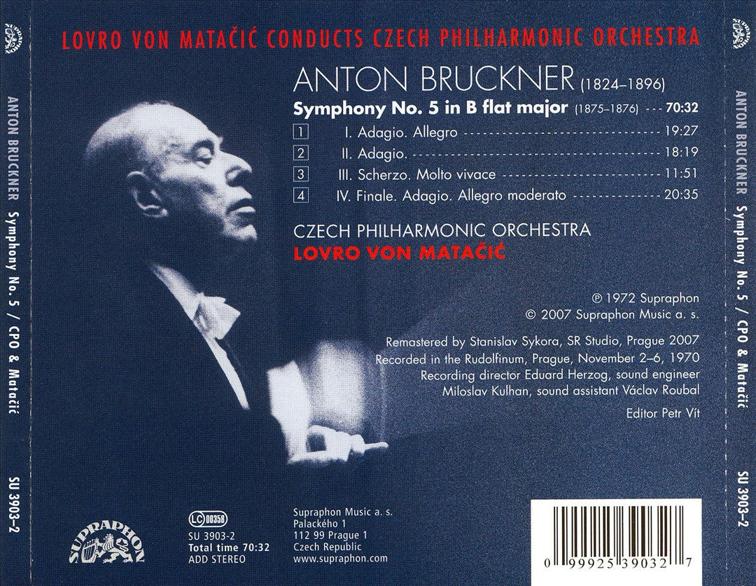 Bruckner: Symphony No. 5 cover art