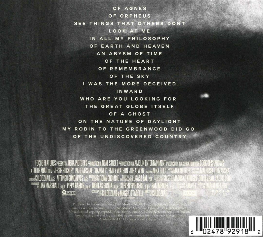 Hamnet [Original Motion Picture Soundtrack] cover art