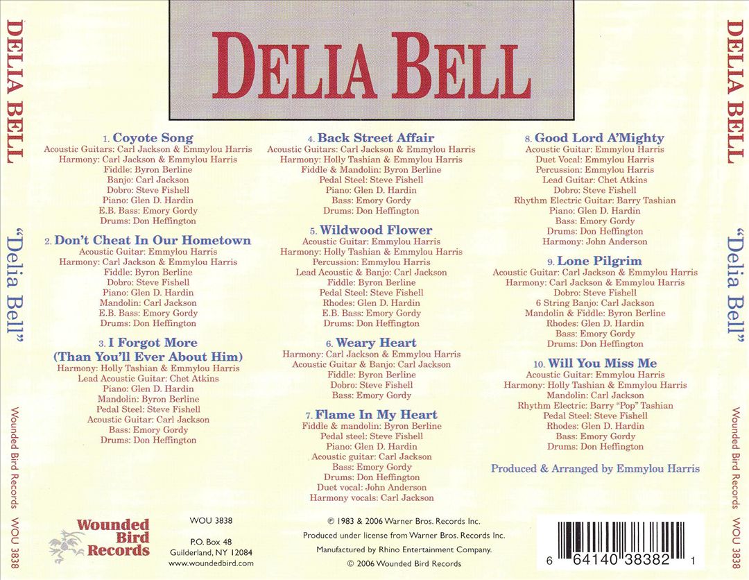 Delia Bell cover art