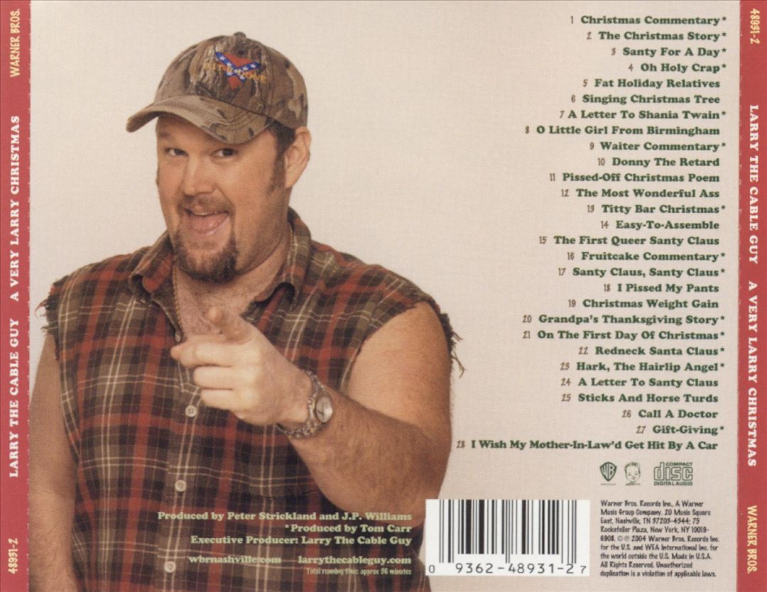Very Larry Christmas cover art